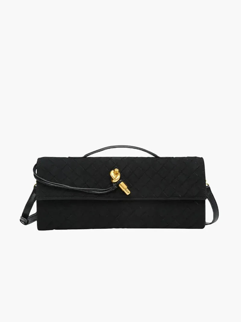 Vienna Suede Clutch Bag