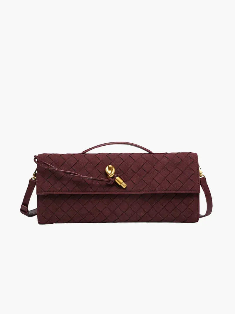 Vienna Suede Clutch Bag