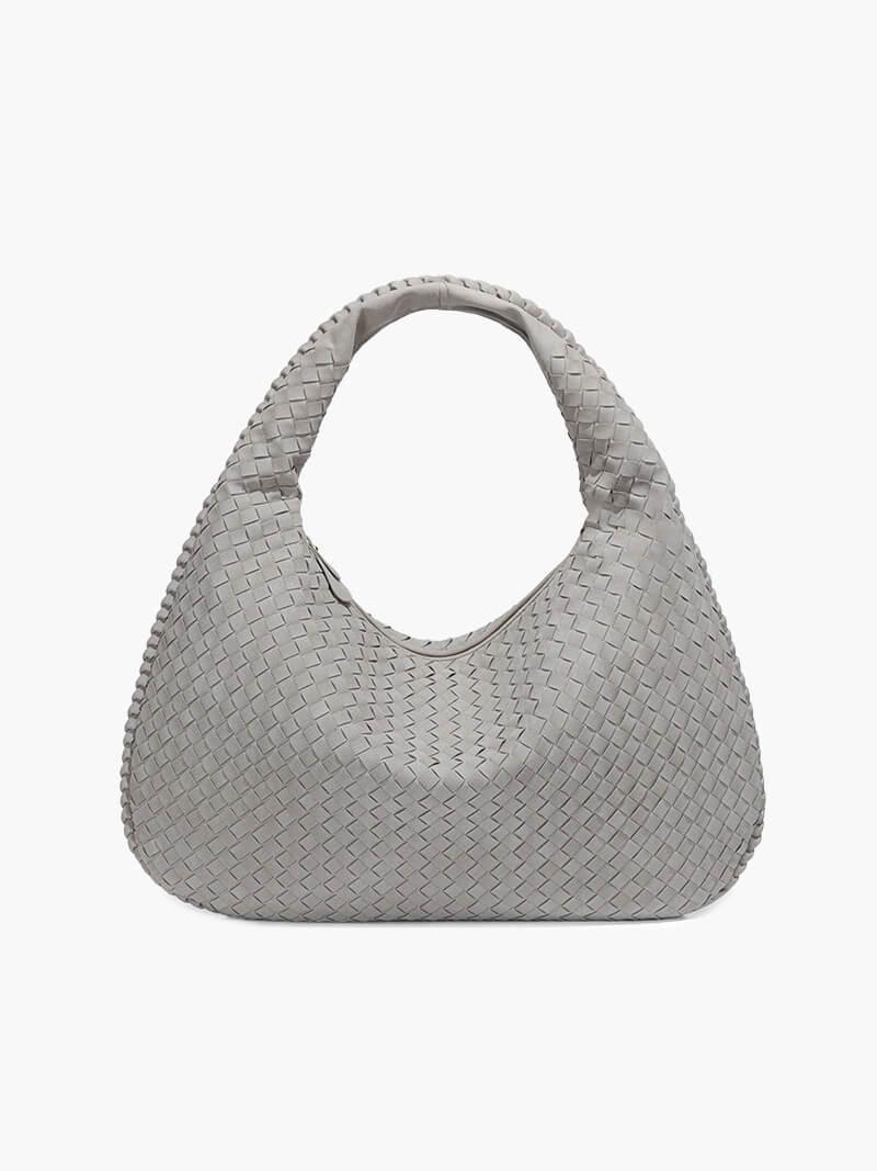 Lotus Suede Shoulder Bag
